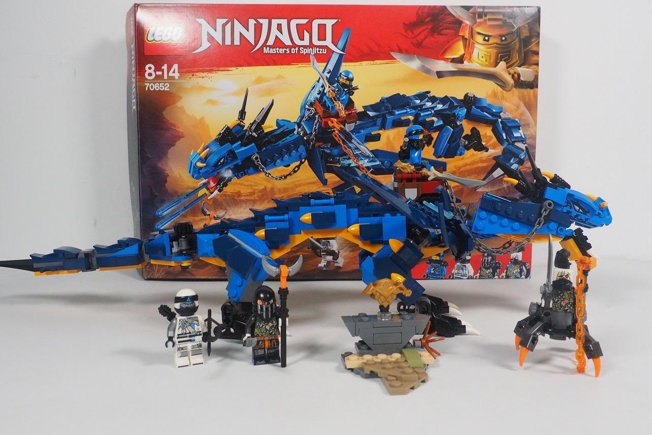 乐高lego搭建与评测: 乐高幻影忍者系列70652雷电暴风神龙