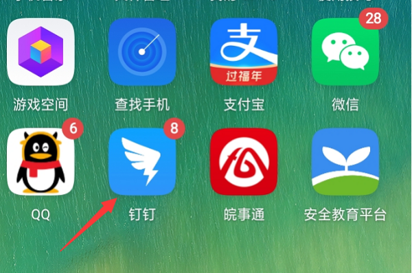 可以在手机上打开钉钉并登录进入,然后点击我的按钮.