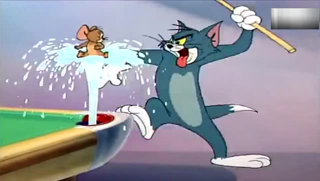 猫和老鼠:孬蛋和小精豆一起捣台,小精豆戏耍孬蛋