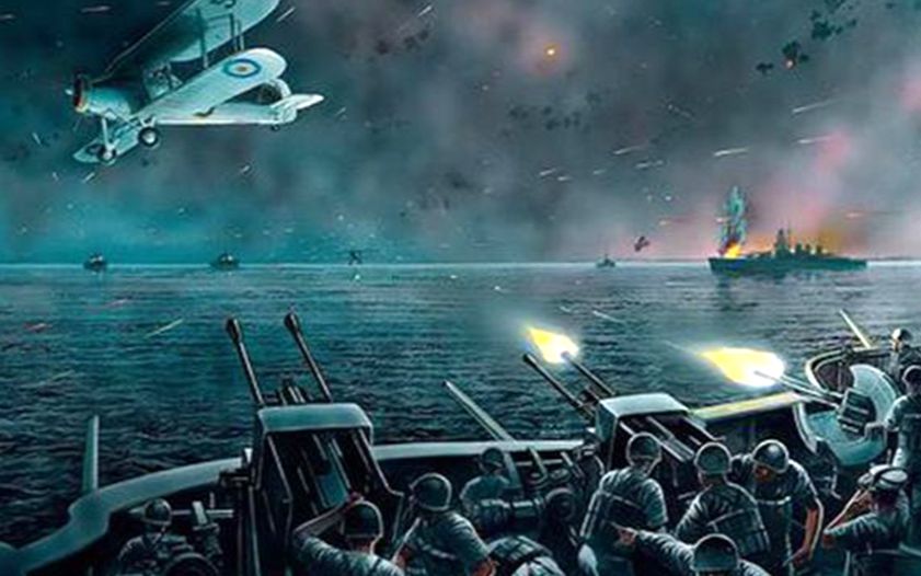 二 战经典战例英军奇袭塔兰托,短短65分钟意军战舰家底损失一半