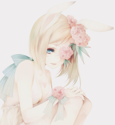 动漫女孩,唯美小清新