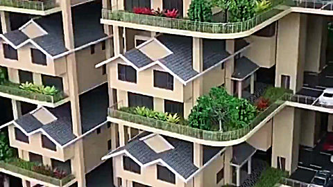 优酷上传时间:10天前时长:00:17 北京建设中的 第四代住房,车停家