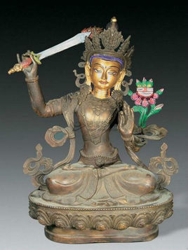 右手拿剑放在头后是什么菩萨