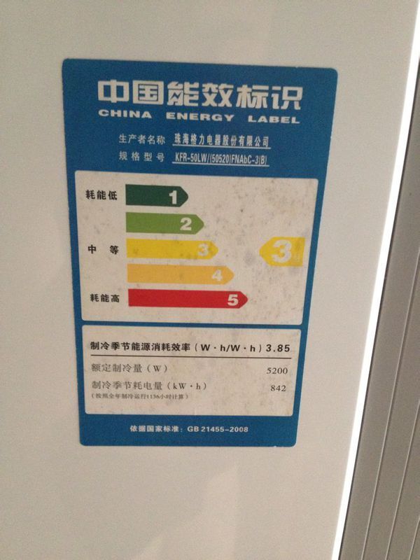 洗衣机每周期0.103度,冰箱24小时耗电量0.54度