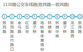 成都130路公交车路线