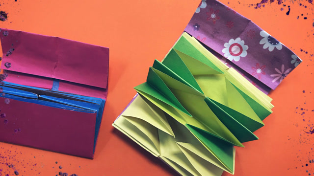 手工折纸教程,教你学会折多层零钱包折纸,实用又简单