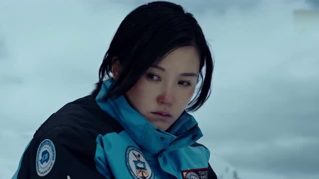 南极之恋:杨子珊在南极被鸟围攻,赵又廷及时出现,帮她把死人埋了!