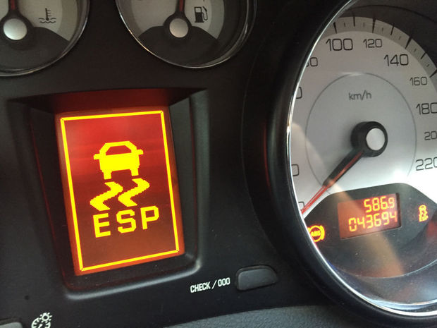 车子仪表盘出现ESP和ABS是什么意思
