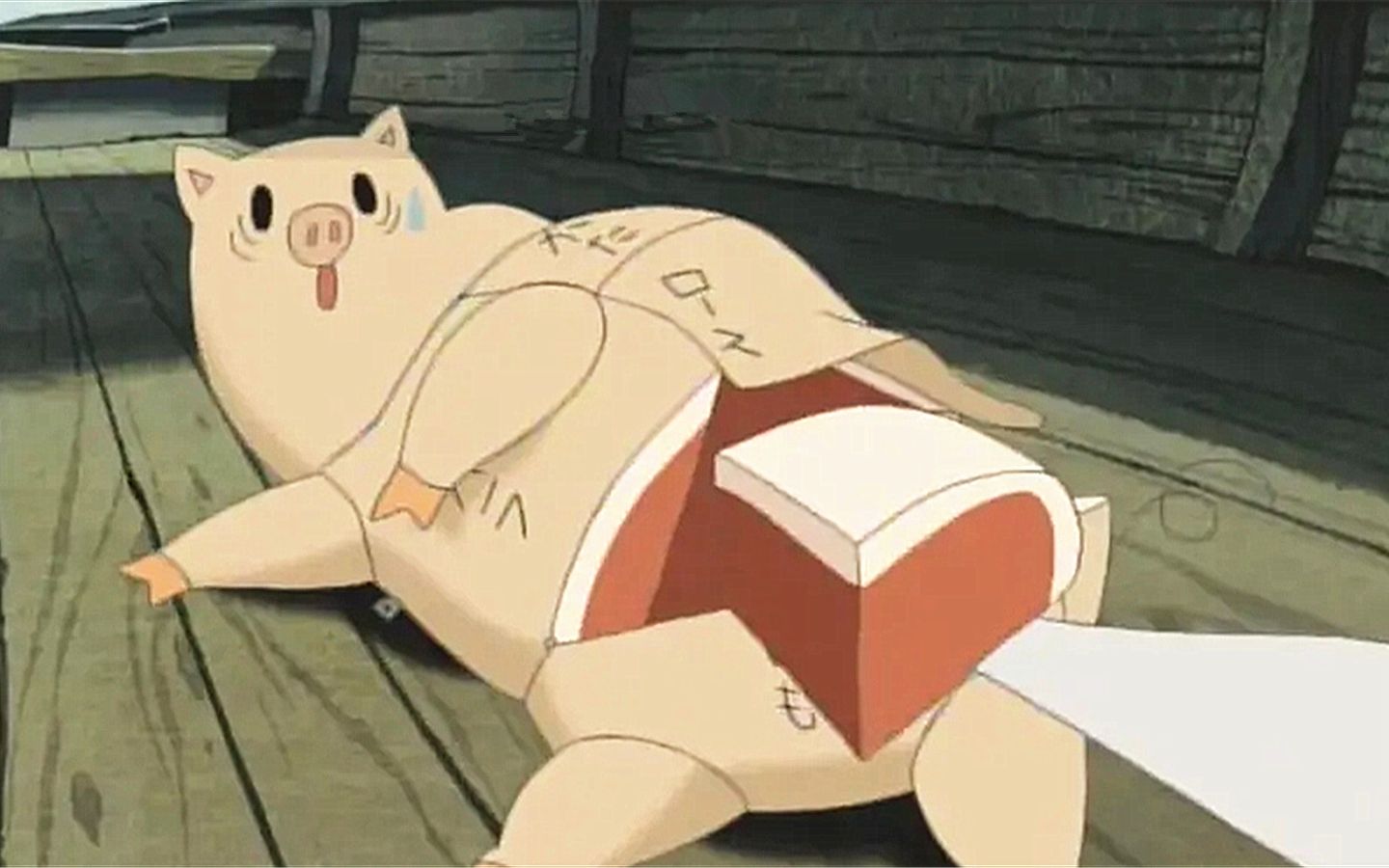 【熊猫】史上最恐怖动画片,展现了人吃人的可怕现实,原作者已自杀