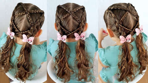 儿童马尾辫的各种扎法,儿童怎样梳头发又简单又好看!