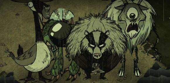 饥荒秋天世界来临时如何利用大浣熊来伐树?