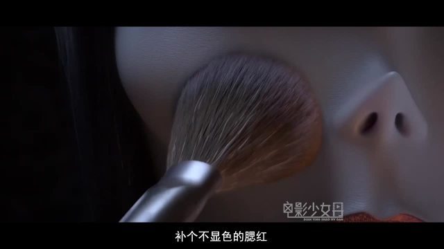 [图]哥特女孩用妈妈的骨灰当眼影,爸爸的骨灰当腮红,化完妆太美了!