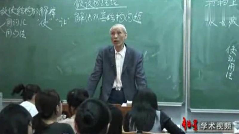 [图]北京大学陆俭明现代汉语语法:第42讲,乔姆斯基生成语法(六)