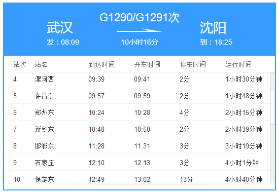 高铁 g1290 新乡东停不停