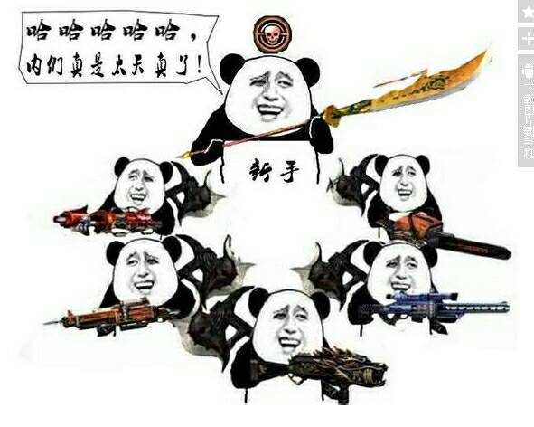 暴走漫画csol熊猫表情图片
