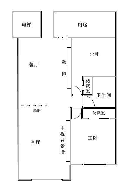 畫一張家裝裝修平面佈局圖