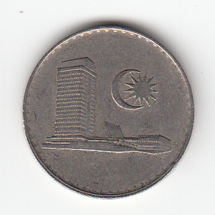马来西亚20元硬币图片