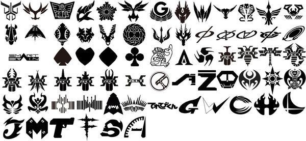 求假面骑士kabuto标志 kabuto,gatack,the bee ,drake的