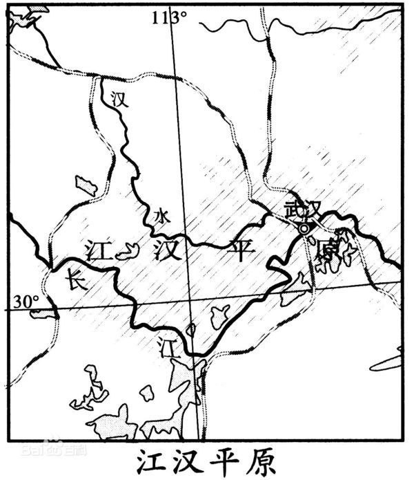 江汉平原范围图片