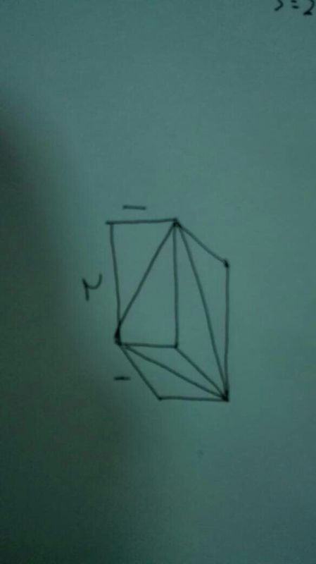 长方体三条相邻对角线切去的三棱锥的体积怎么