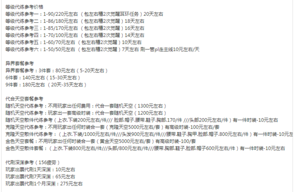 代刷《DNF 的深渊》,等级要怎么接单?