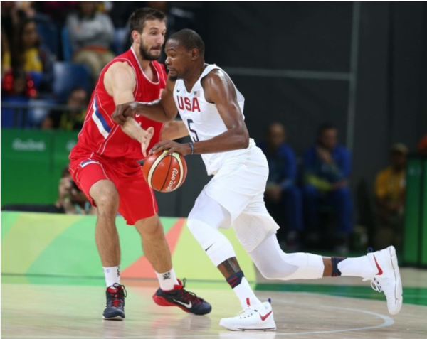 男子篮球美国队赢塞尔维亚队多少分