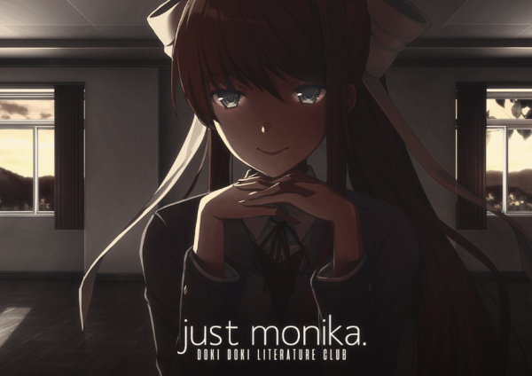 just monika恐怖画面图片