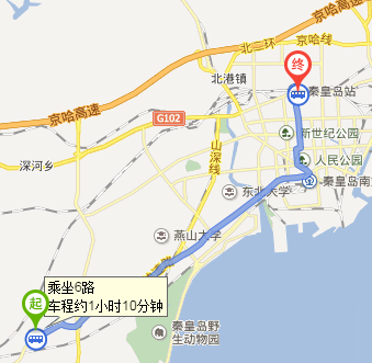 秦皇岛火车站地图图片