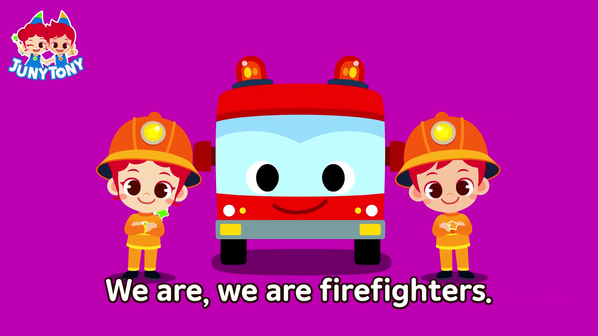 [图]【英文儿歌】职业 Firefighter