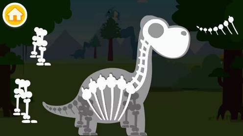 恐龙乐园 可爱的腕龙 宝宝巴士动画游戏