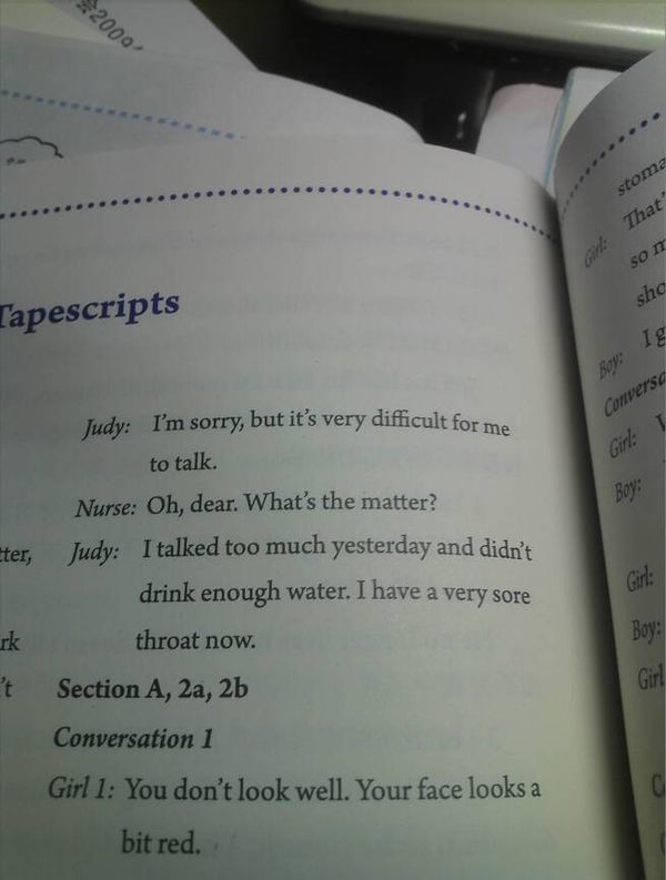 把这些对话的答语改成单三形式的不用说句子就