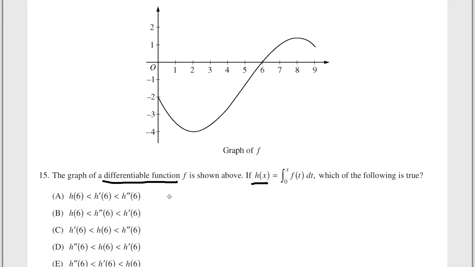 [图]【AP微积分BC】真题详解之当乍一看不懂但望着窗外冷静一下后就会的Differential Equation Concept