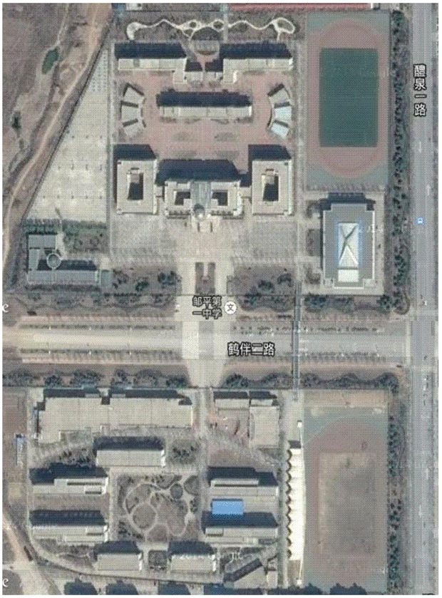 哪位邹平一中高中部的朋友能在下面的图上标上注记?非常感谢!