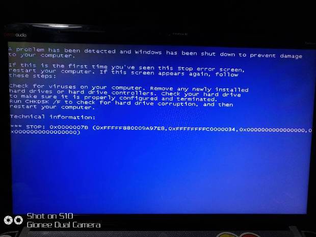 电脑蓝屏代码 这是什么意思 这代码说明了什么