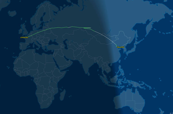 凌晨一点从北京到法国是多长时间几点