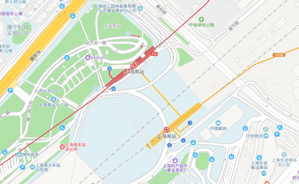 去上海南站坐几号地铁线