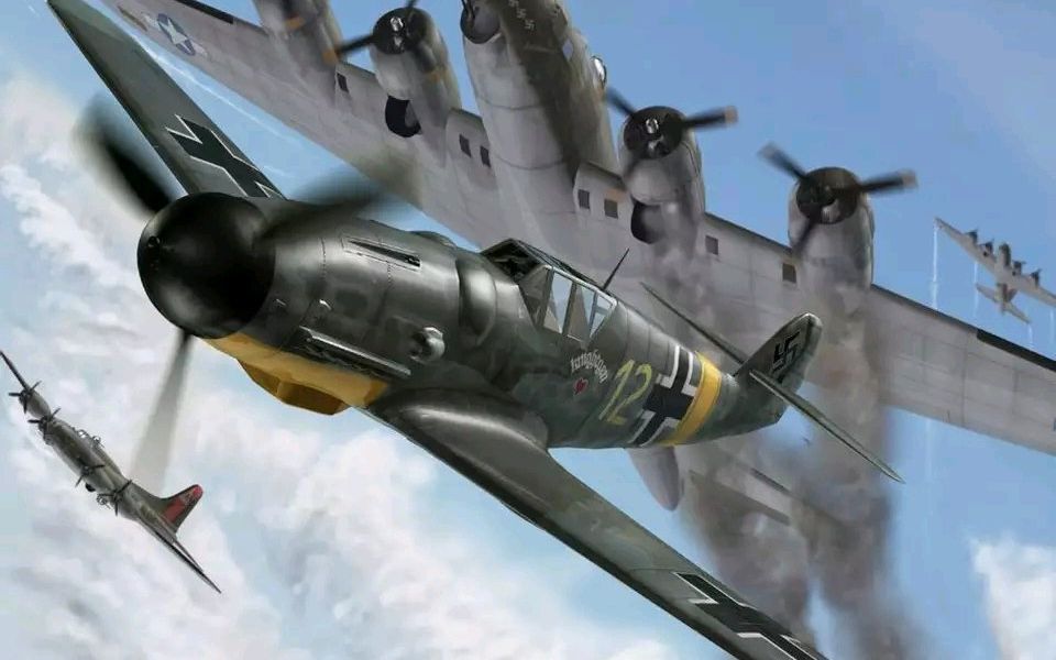 【109出品】战争雷霆bf109g10/g14空战历史教学视频(下)- 大局观与