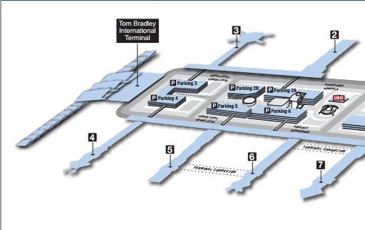 洛杉矶国际机场转机问题