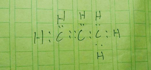 请问丙炔和丙烯的电子式怎么写?