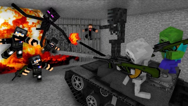 我的世界 凋灵骷髅开挂劫狱