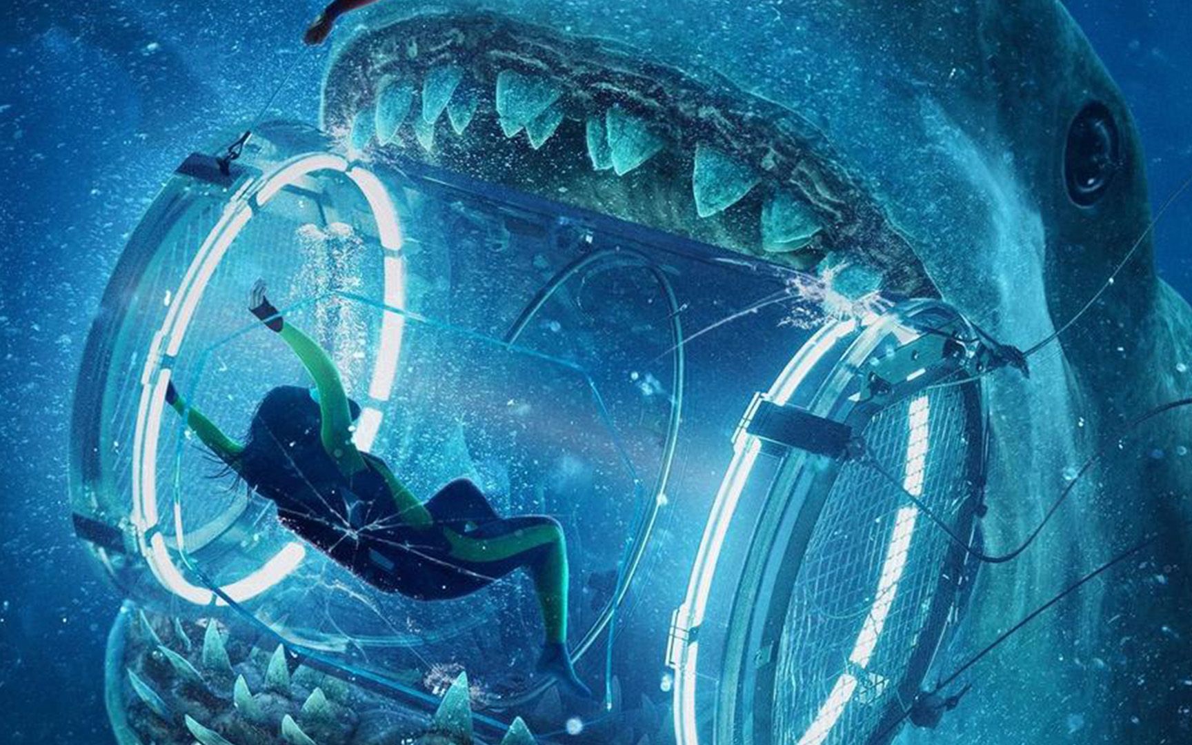 曾称霸海洋的 巨齿鲨再次来袭,银幕硬汉杰森斯坦森挑战史前大鲨鱼