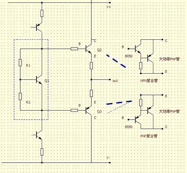 2个pnp型晶体管可以做功放管吗
