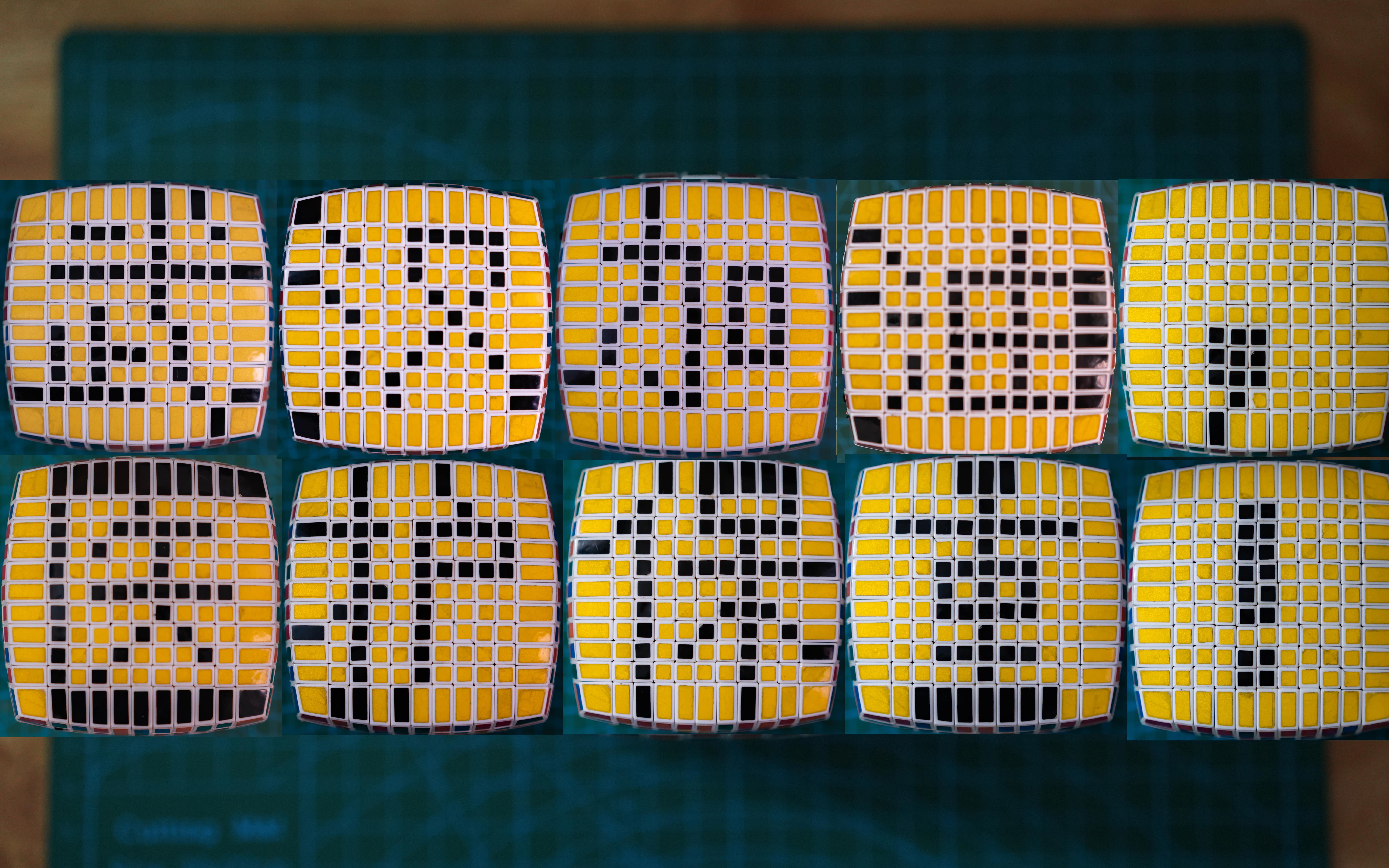 【11阶魔方拼字祝福】武汉加油,医护人员保重!