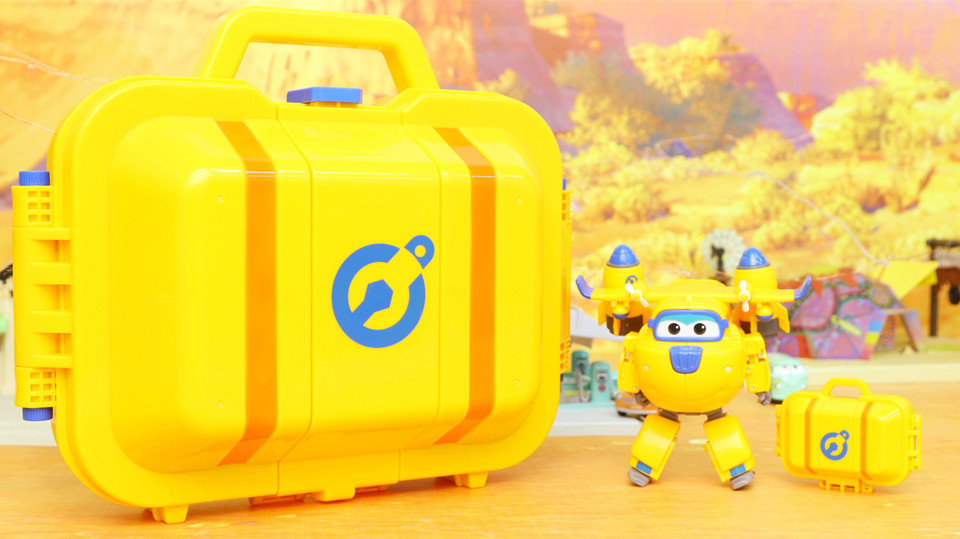 超级飞侠多多的工具箱影院  超级飞侠投影机玩具组装分享