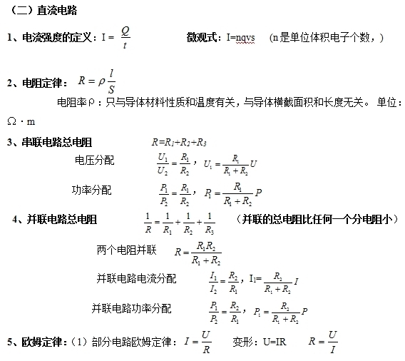 各位亲谁能总结一下高中物理选修3-1的内容啊