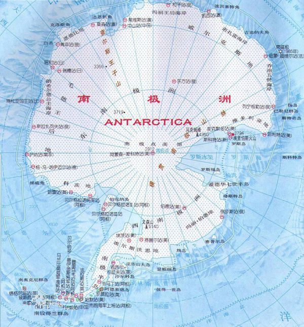 南极洲地理位置图片图片
