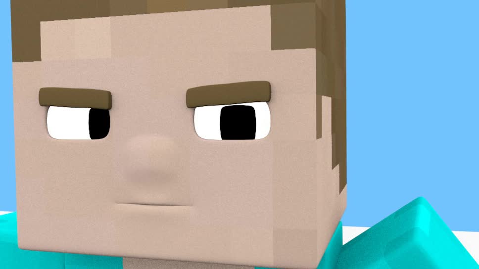 minecraft动画练习 mrfudgemonkeyz恼人的村民模仿