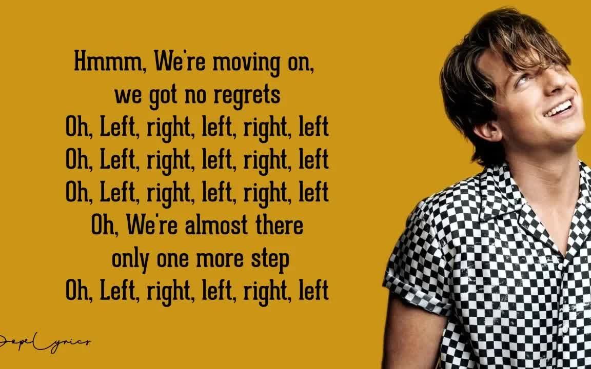 [图]Charlie Puth - Left Right Left-歌词版