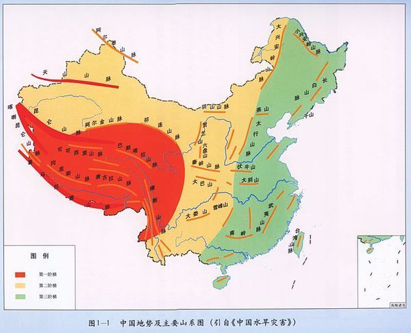 内蒙古高原,云贵高原在第几个阶梯