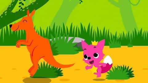 碰碰狐 动物儿歌 第2季 第13集 蹦蹦跳跳大袋鼠